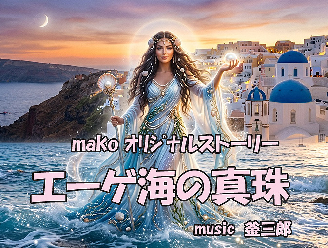 『mako ｵﾘｼﾞﾅﾙｽﾄｰﾘｰ「エーゲ海の真珠」/  ﾅﾋﾞｹﾞｰﾀｰ ♡mako』のアートワーク
