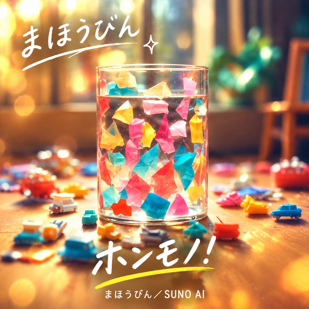 『【寝覚月】ホンモノ！【SUNO AI】』のアートワーク