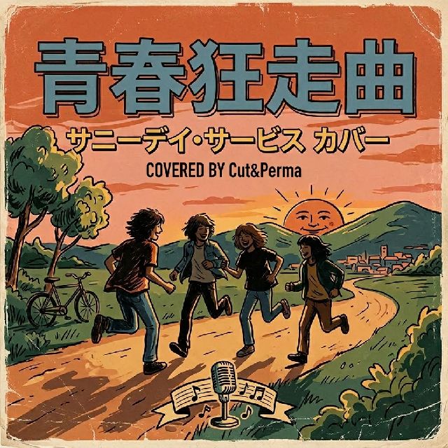 『【Cover】青春狂走曲（サニーデイ・サービス）』のアートワーク