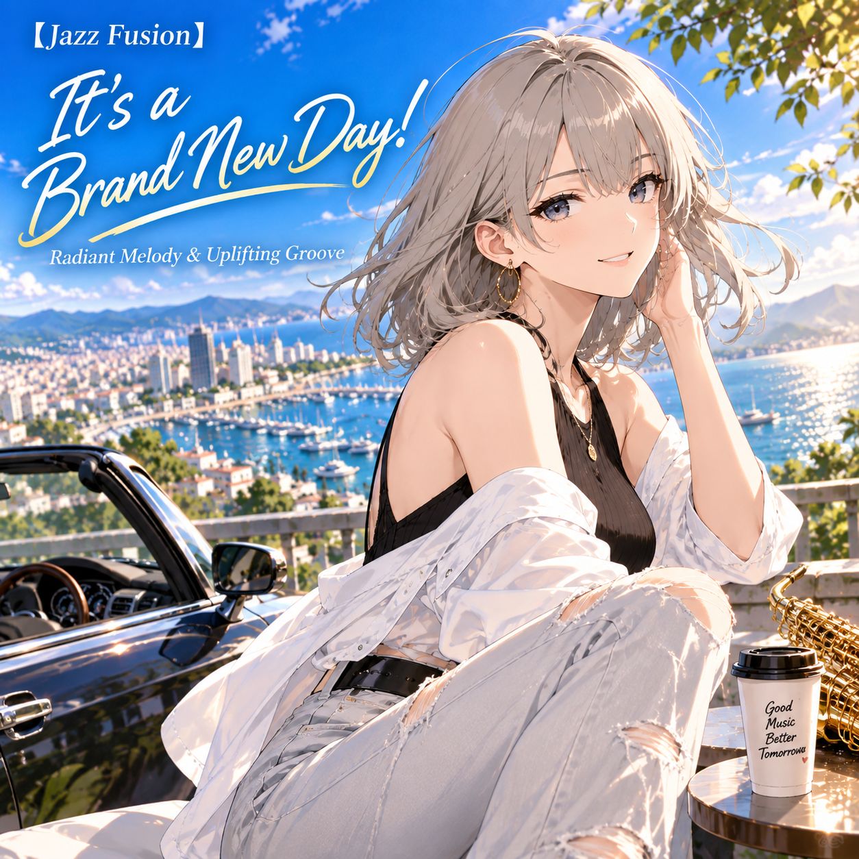 『【Jazz Fusion】It's a Brand New Day! | Radiant Melody & Uplifting Groove』のアートワーク