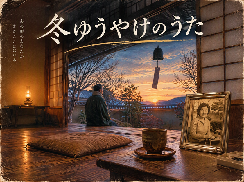 『♪冬夕やけのうた』のアートワーク